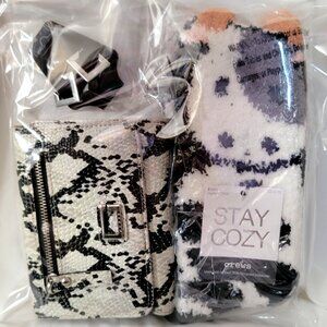 GUESS Wallet + Cozy Socks + Silver Earrings ~ 3FER BUNDLE DEAL